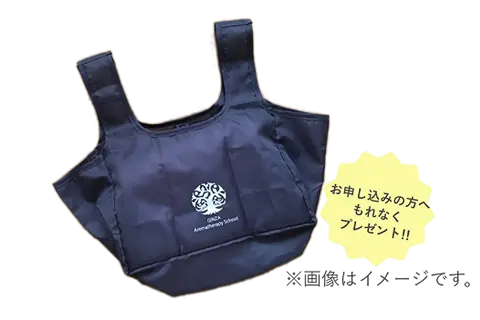 今ならお申し込みの方全員にスクールオリジナルエコバックプレゼント!!